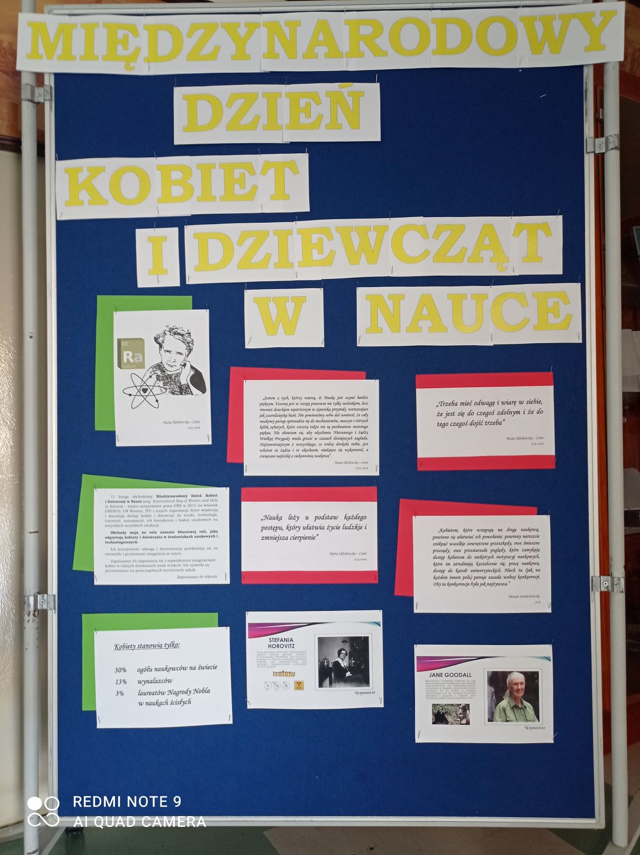 Dzień kobiet w nauce wystawa