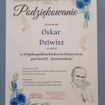 Wyniki konkursu "Jan Paweł II - apostoł pokoju"