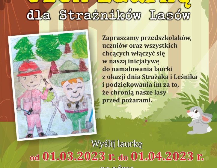 giga laurka dla strażników lasów