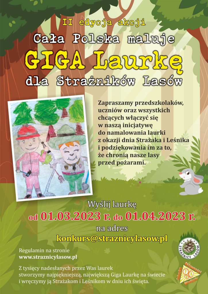 giga laurka dla strażników lasów