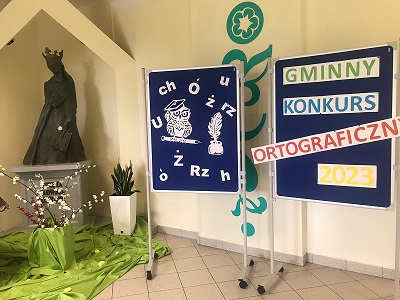 dekoracja gminny konkurs ortograficzny