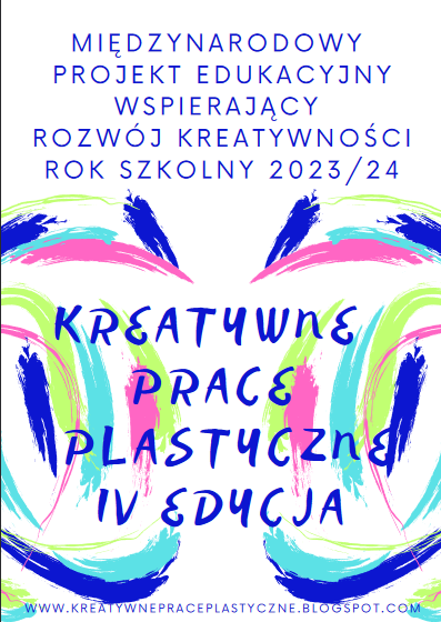 Plakat projektu Kreatywne prace plastyczne