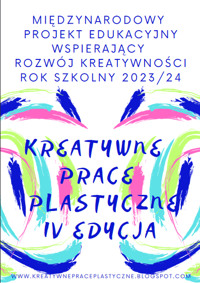 Plakat projektu Kreatywne prace plastyczne