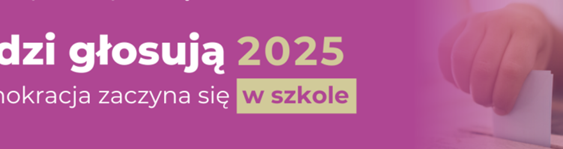 logo projektu Młodzi głosują 2025