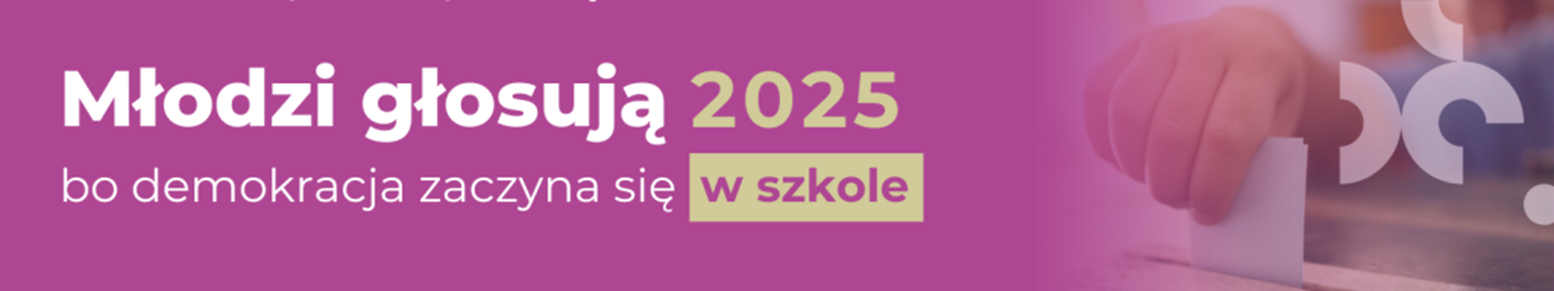 logo projektu Młodzi głosują 2025