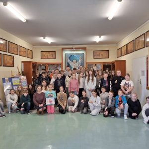 zdjęcie ze spotkania Wolontariuszy z Siostrą Renatą Bociarską