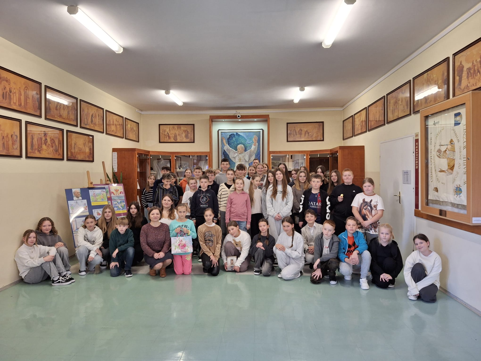 zdjęcie ze spotkania Wolontariuszy z Siostrą Renatą Bociarską