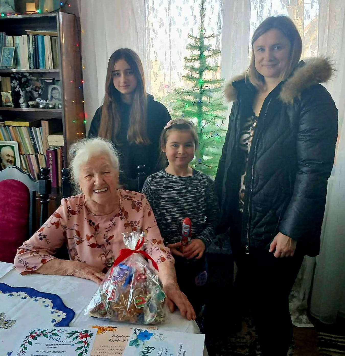 zdjęcie ze spotkania z Panią Rozalią