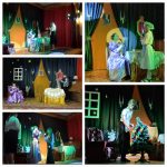 zdjęcie z przedstawienia jasełkowego zagranego na scenie Domu Parafialnego