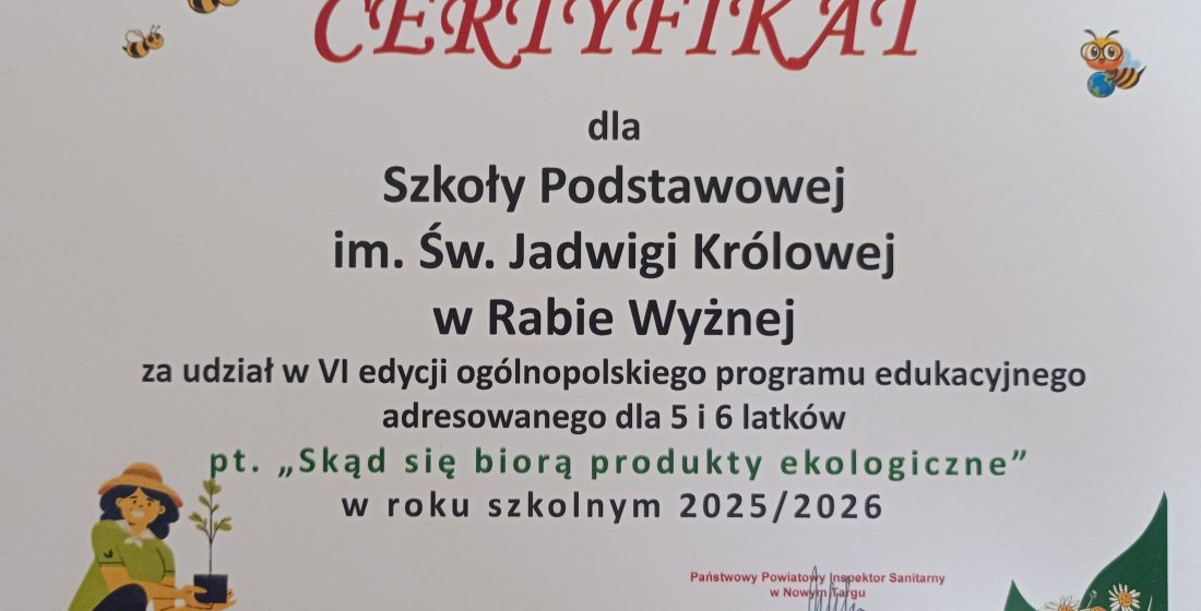 certyfikat